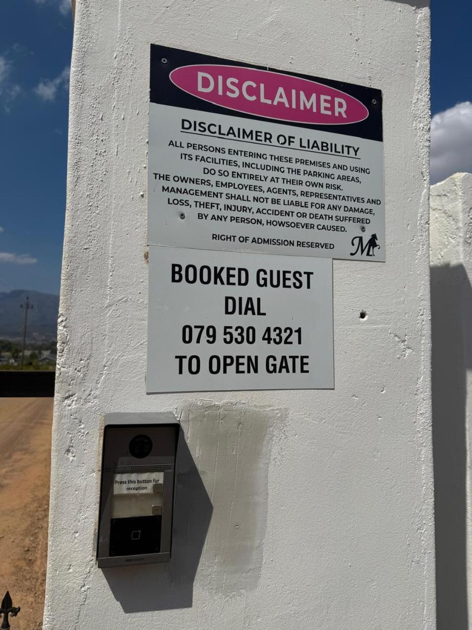 Middelplaas Paarl Guesthouse 外观 照片